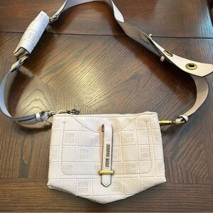 Steve Madden Textured Light Pink Crossbody Bag